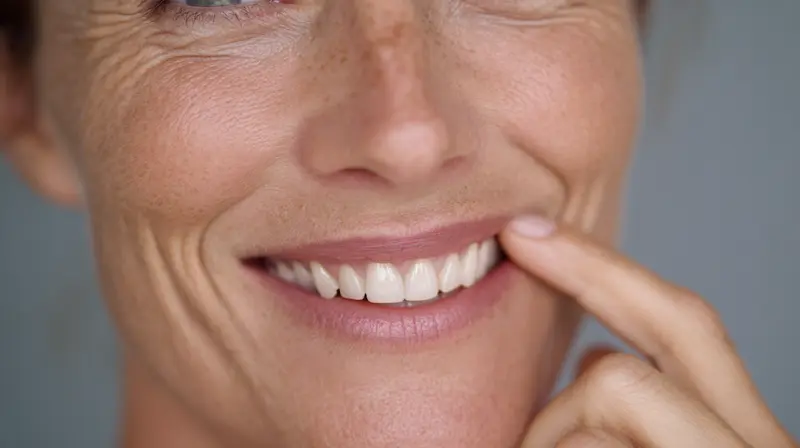 Mujer mayor sonriendo. Mis encías ya no sangran, ¿estoy curado?